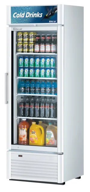 Turbo Air - TGM-20SD*-N6. 1 Door Swing Glass Merchandiser-Color option: (W). (B)