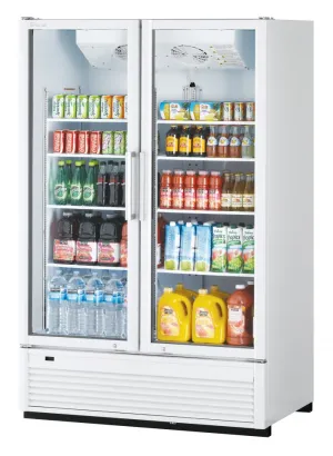 Turbo Air - TGM-47SDH*-N. 2 Doors Swing Glass Merchandiser/Full Height-Color option: (W). (B)