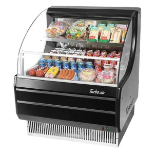 Turbo Air TOM-30LB-N 28 Horizontal Open Air Cooler w/ (2) Levels. 115v