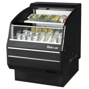 Turbo Air TOM-30LB-SP-N 28 1/8 Horizontal Open Air Cooler w/ (2) Levels. 115v