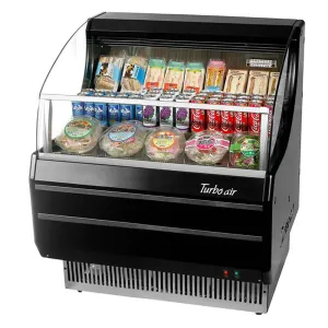 Turbo Air TOM-30SB-N 28 Horizontal Open Air Cooler w/ (3) Levels. 115v