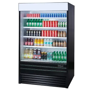 Turbo Air TOM-48EB-N 48 Vertical Open Air Cooler w/ (5) Levels. 115v