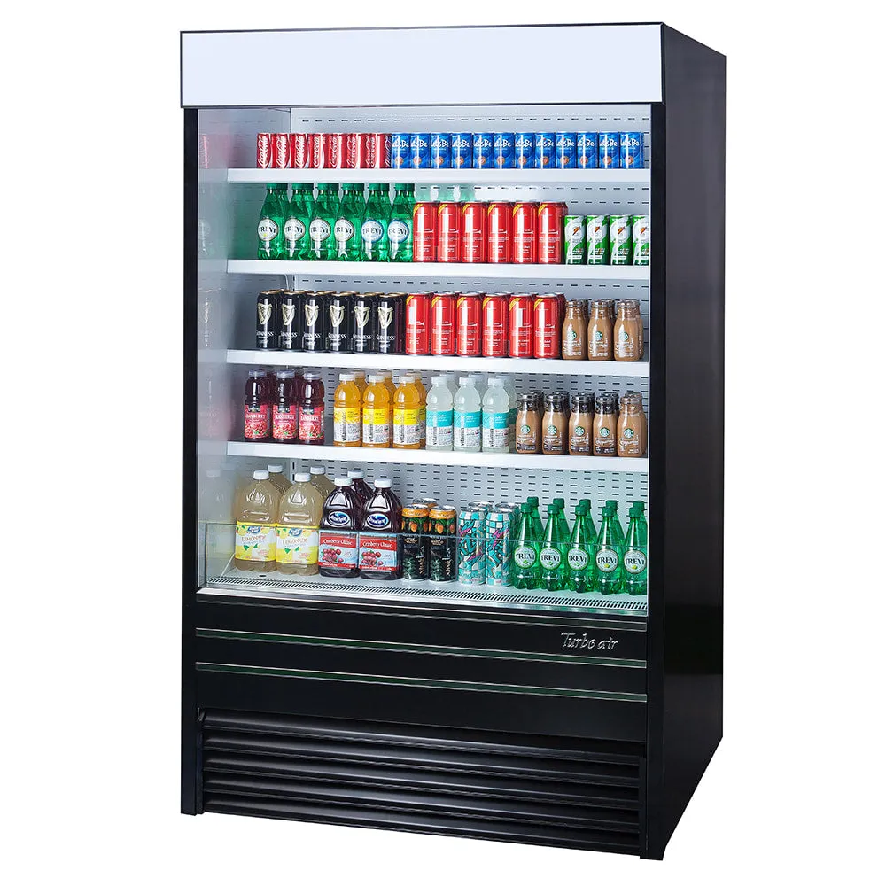 Turbo Air TOM-48EB-N 48 Vertical Open Air Cooler w/ (5) Levels. 115v