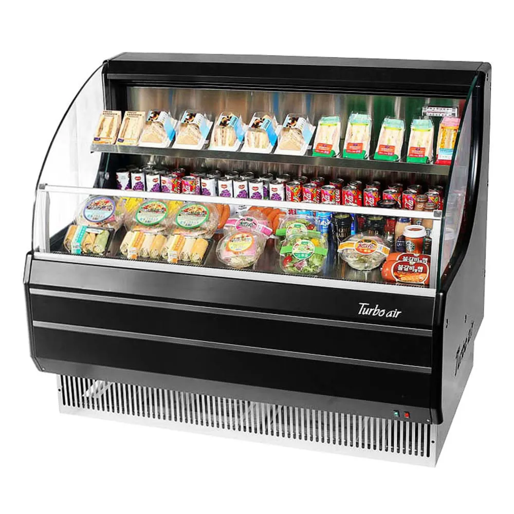Turbo Air TOM-50LB-N 50 Horizontal Open Air Cooler w/ (2) Levels. 115v