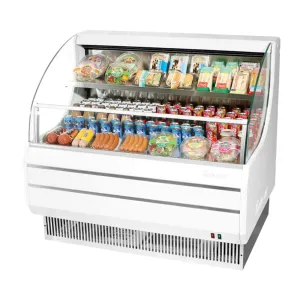Turbo Air TOM-50LW-N 50 Horizontal Open Air Cooler w/ (2) Levels. 115v