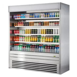 Turbo Air TOM-72ES-N 72 Vertical Open Air Cooler w/ (5) Levels. 220v/1ph