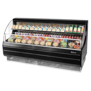 Turbo Air TOM-75LB-N 75 5/8 Horizontal Open Air Cooler w/ (2) Levels. 115v