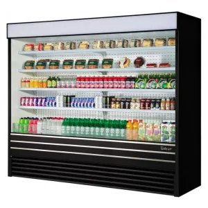 Turbo Air TOM-96EB-N 93 Vertical Open Air Cooler w/ (5) Levels. 220v/1ph