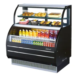 Turbo Air TOM-W-40SB-N 38 7/8 Horizontal Open Air Cooler w/ (4) Levels. 115v