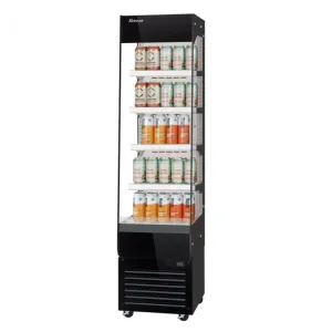 Turbo Air TOM20-75N-B 19 5/8 Vertical Open Air Cooler w/ (5) Levels. 115v