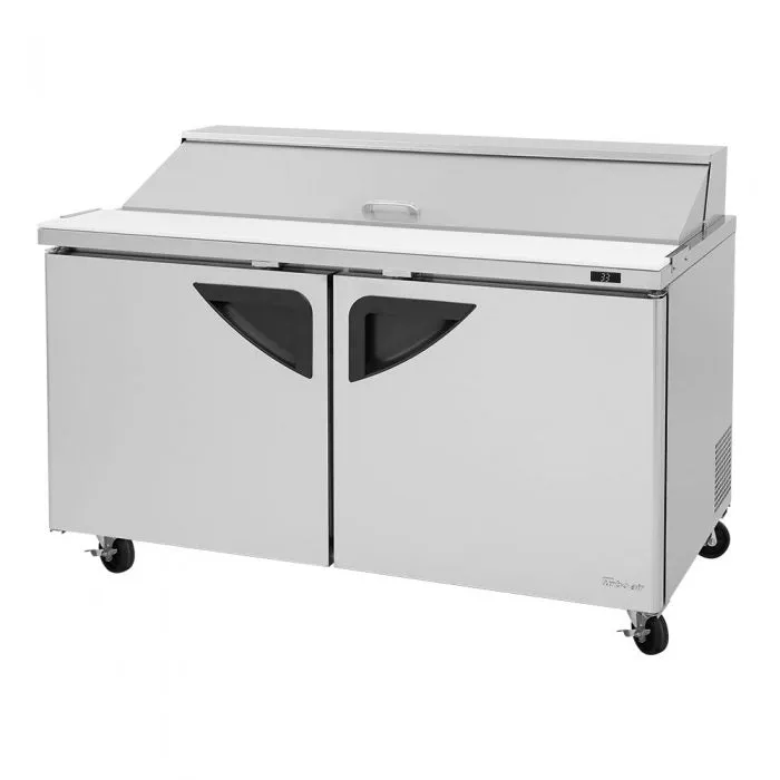 Turbo Air - TST-60SD-N. Commercial Super Deluxe sandwich/salad Prep Table Unit. Two-section
