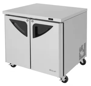 Turbo Air - TUF-36SD-N. 2 Solid Doors Undercounter Freezer