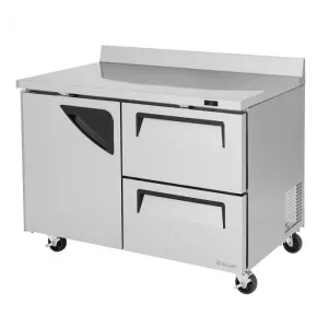 Turbo Air - TWR-48SD-D2-N. 1 Solid Door 2 Drawers Worktop Refrigerator