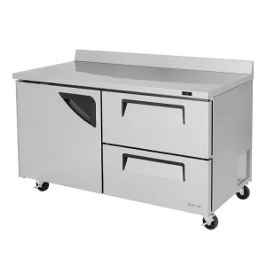 Turbo Air - TWR-60SD-D2-N. 1 Solid Door 2 Drawers Worktop Refrigerator
