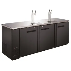 U-Star - USBD-9028/2. Kegerator/Beer Dispenser W/Double Tap Tower 28 Deep 90Wide
