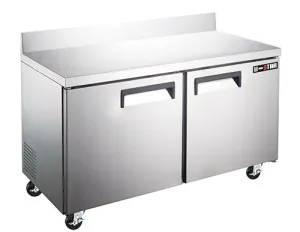 U-Star - USWF-2D. Worktop Freezer 12 Cu Ft Two Door 47 Inches