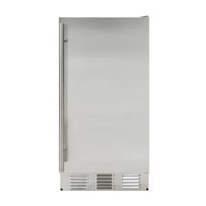 Vinotemp - BR-15OUIM-SS. Brama by Vinotemp Outdoor Undercounter Automatic Ice Maker. 25 lb Capacity. in Stainless Steel