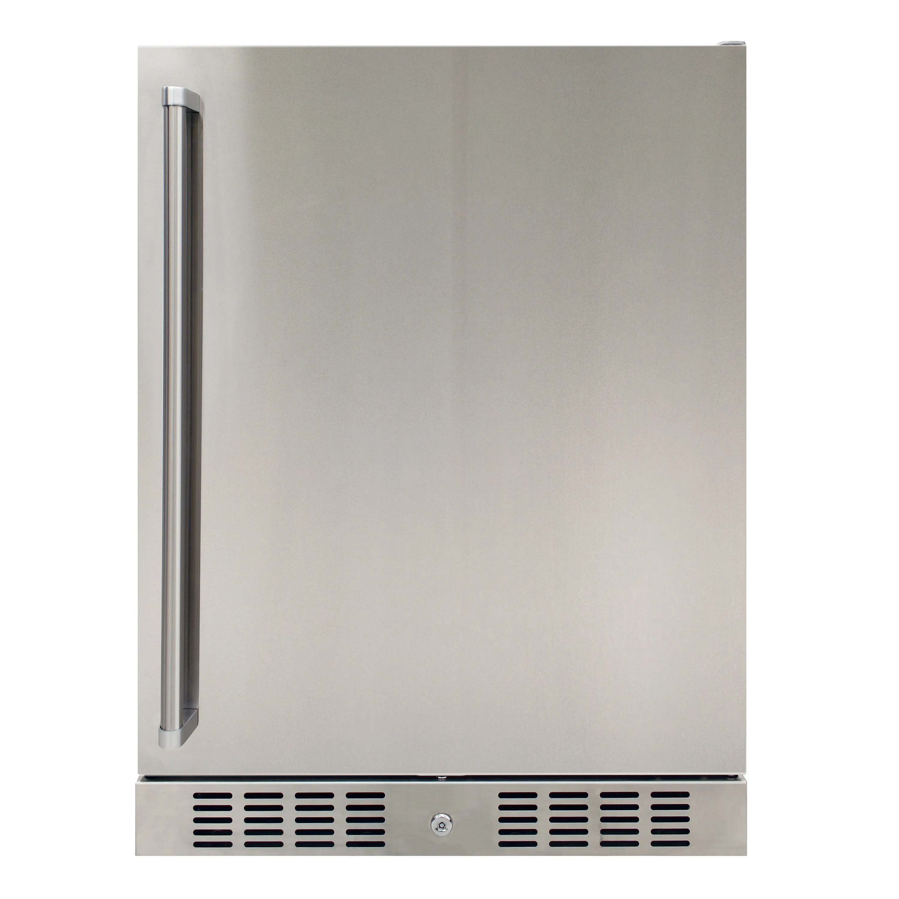 Vinotemp - BR-ODR101-03. Brama by Vinotemp 24 Outdoor Undercounter Refrigerator. 5.12 cu. ft. Capacity. in Stainless Steel