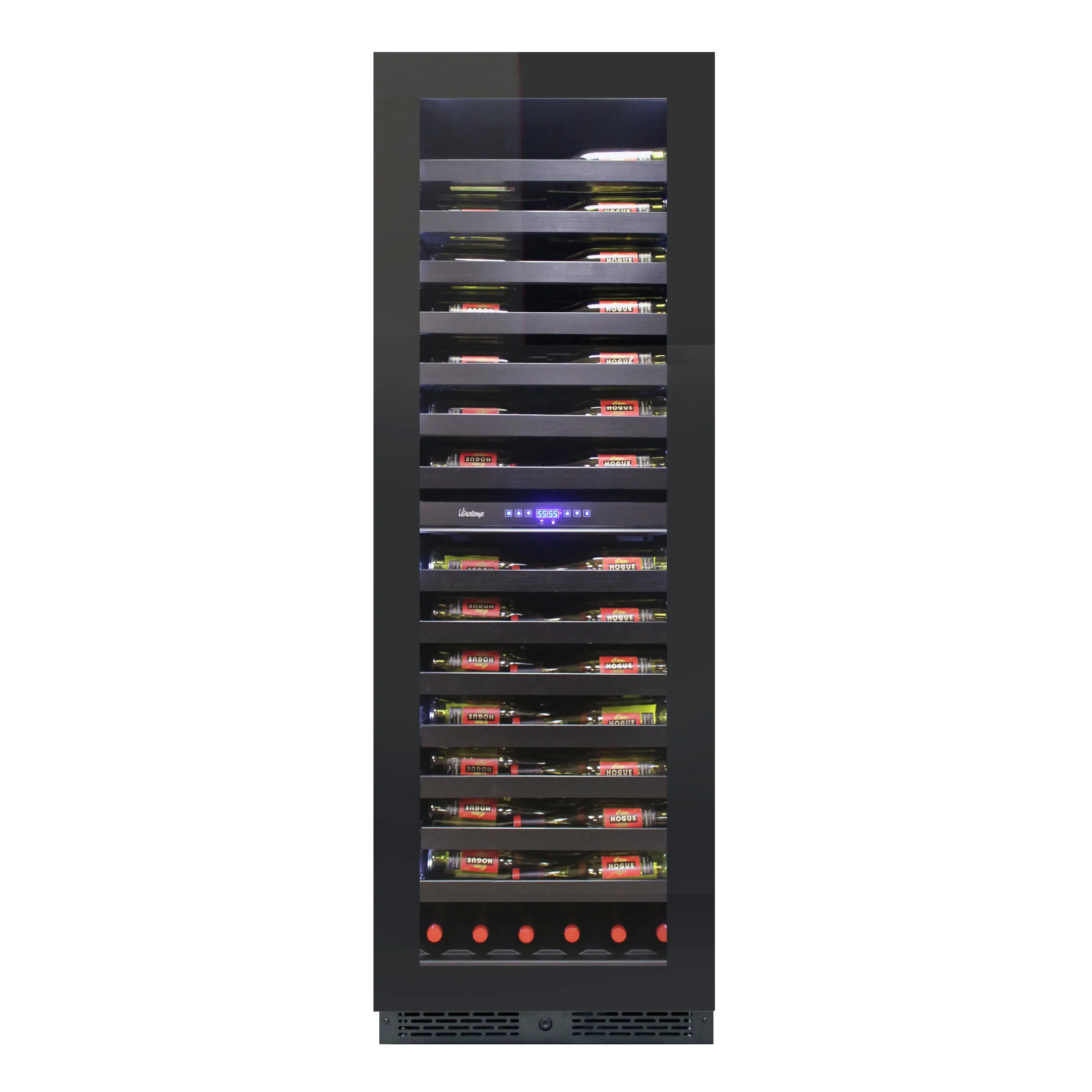 Vinotemp - VT-24PR125. Vinotemp Private Reserve Series Panel Ready Dual-Zone 24 Wine Cooler. 126 Bottle Capacity. in Black